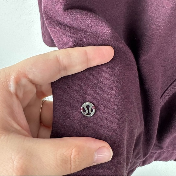 Lululemon Heathered Bordeaux Drama Purple Maroon That’s A Wrap Snap Jacket 6 - Picture 5 of 7